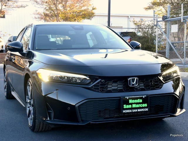 New 2026 Crystal Black Pearl Honda FWD Touring Hybrid image 2