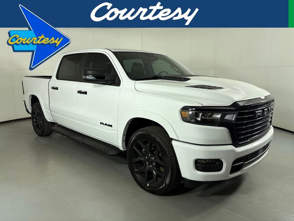 New 2026 Bright White Clear-Coat Exterior Paint RAM Laramie image 1