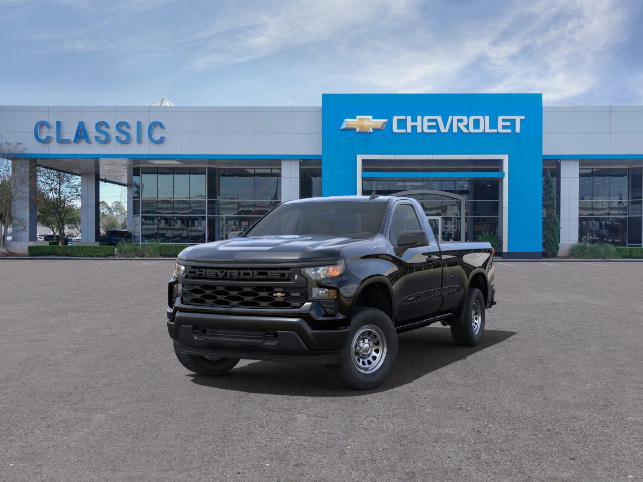 2025 Chevrolet Silverado 1500 WT Black at Classic Elite Chevrolet Hwy 6