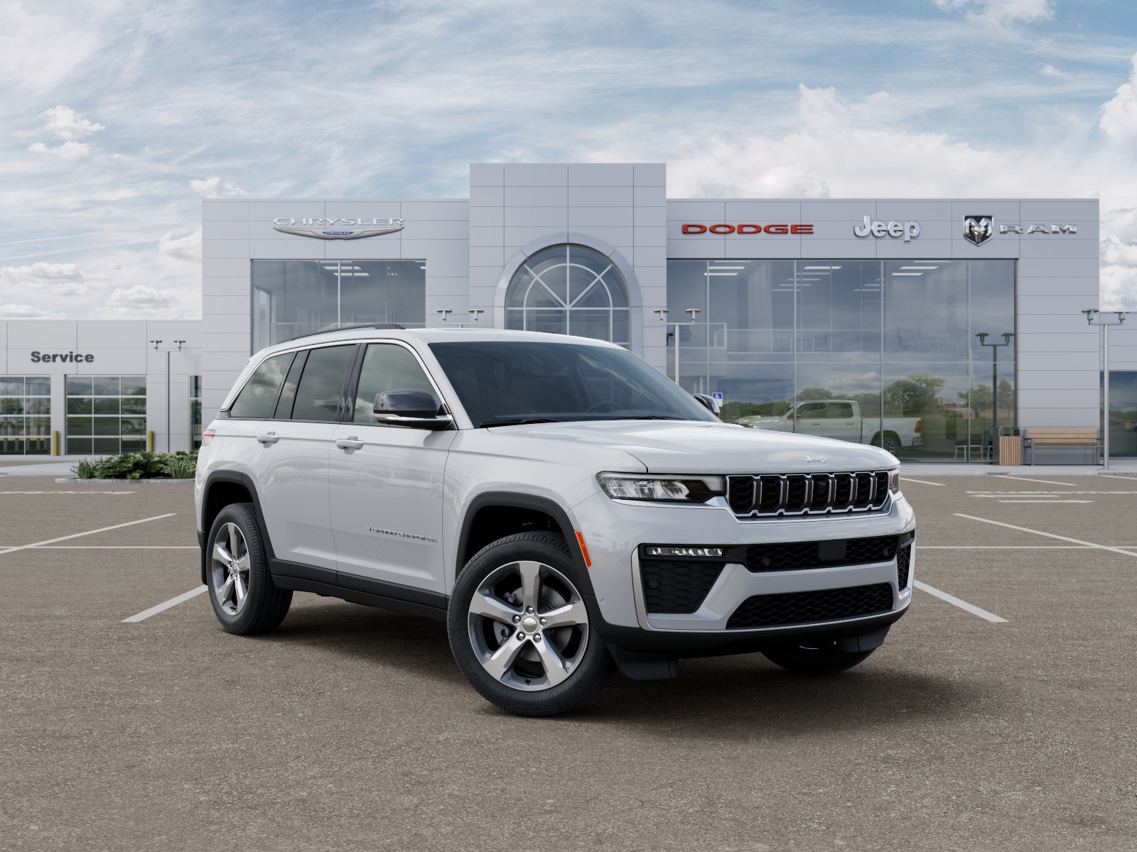 New 2026 Bright White Clear-Coat Exterior Paint Jeep Limited image 14