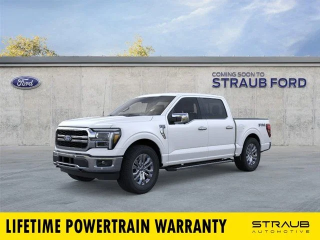 New 2026 Star White Metallic Tri-Coat Ford Lariat® image 1