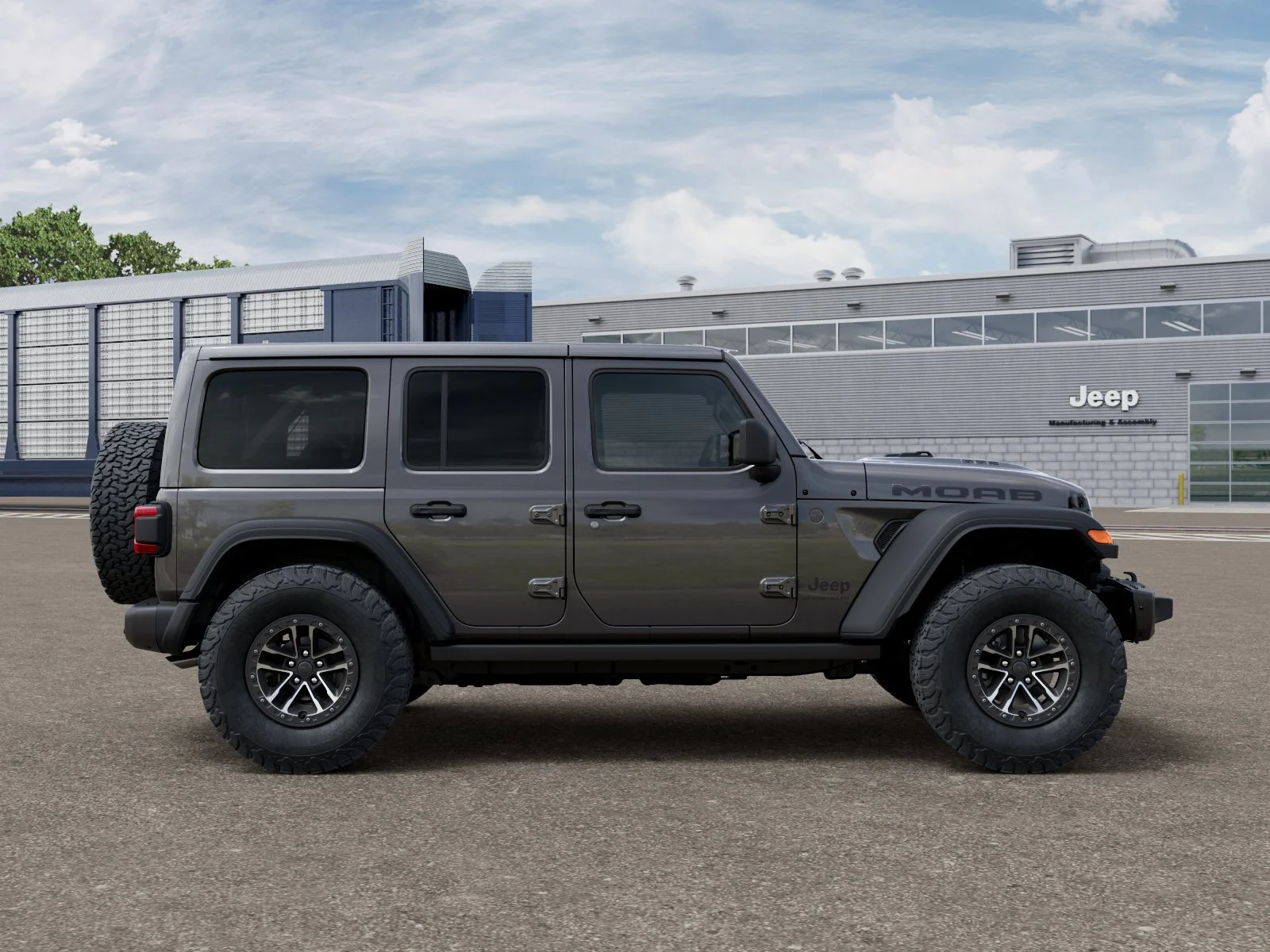 New 2026 Granite Crystal Metallic Clear-Coat Exterior Paint Jeep Rubicon 392 image 12