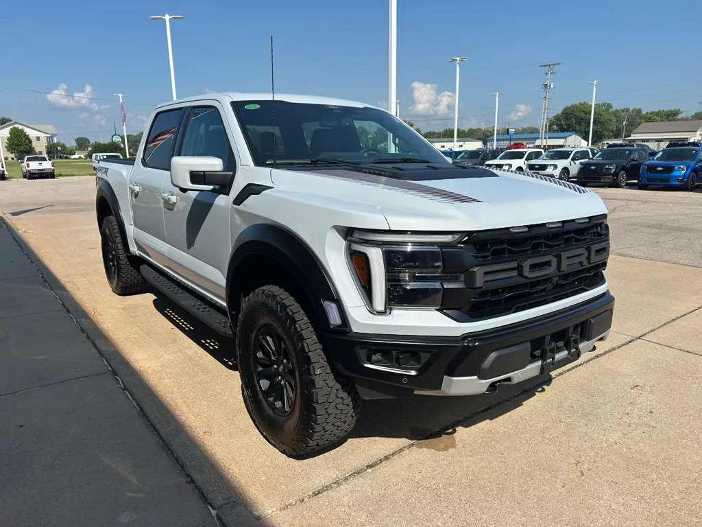 Used 2025 Space White Metallic Ford Raptor image 13