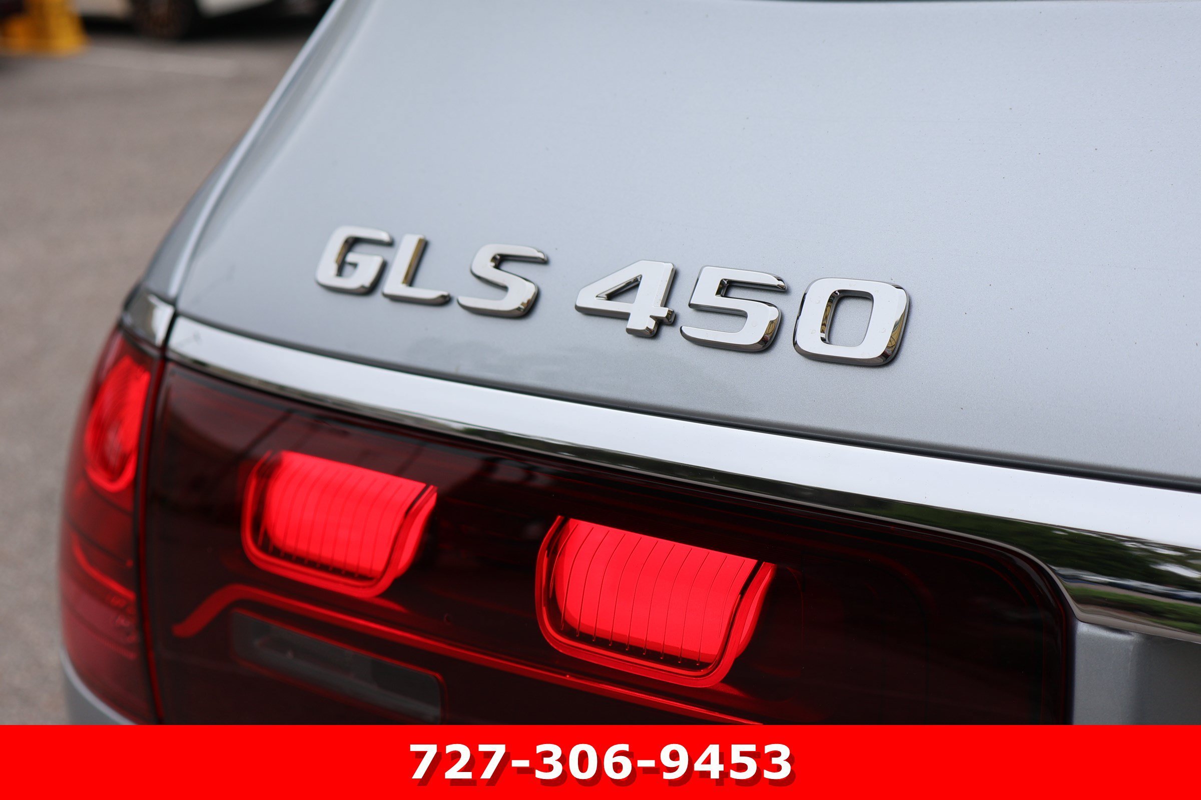 Certified Used 2025 Cirrus Silver Metallic Mercedes-Benz GLS 450 image 9