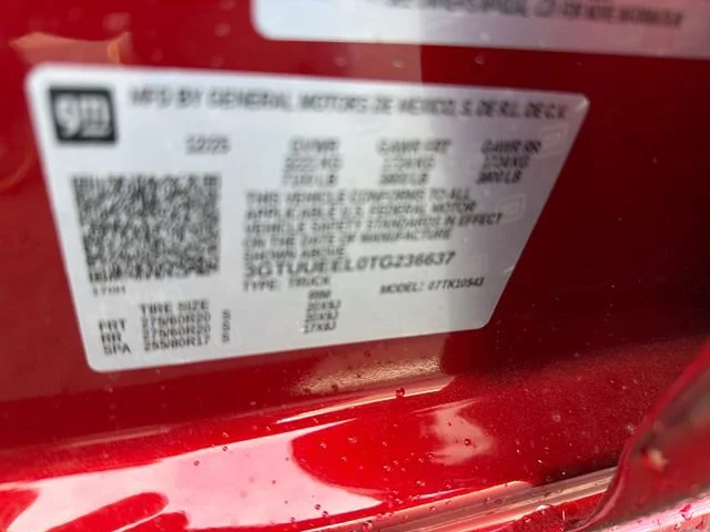 New 2026 Volcanic Red Tintcoat GMC AT4 image 33