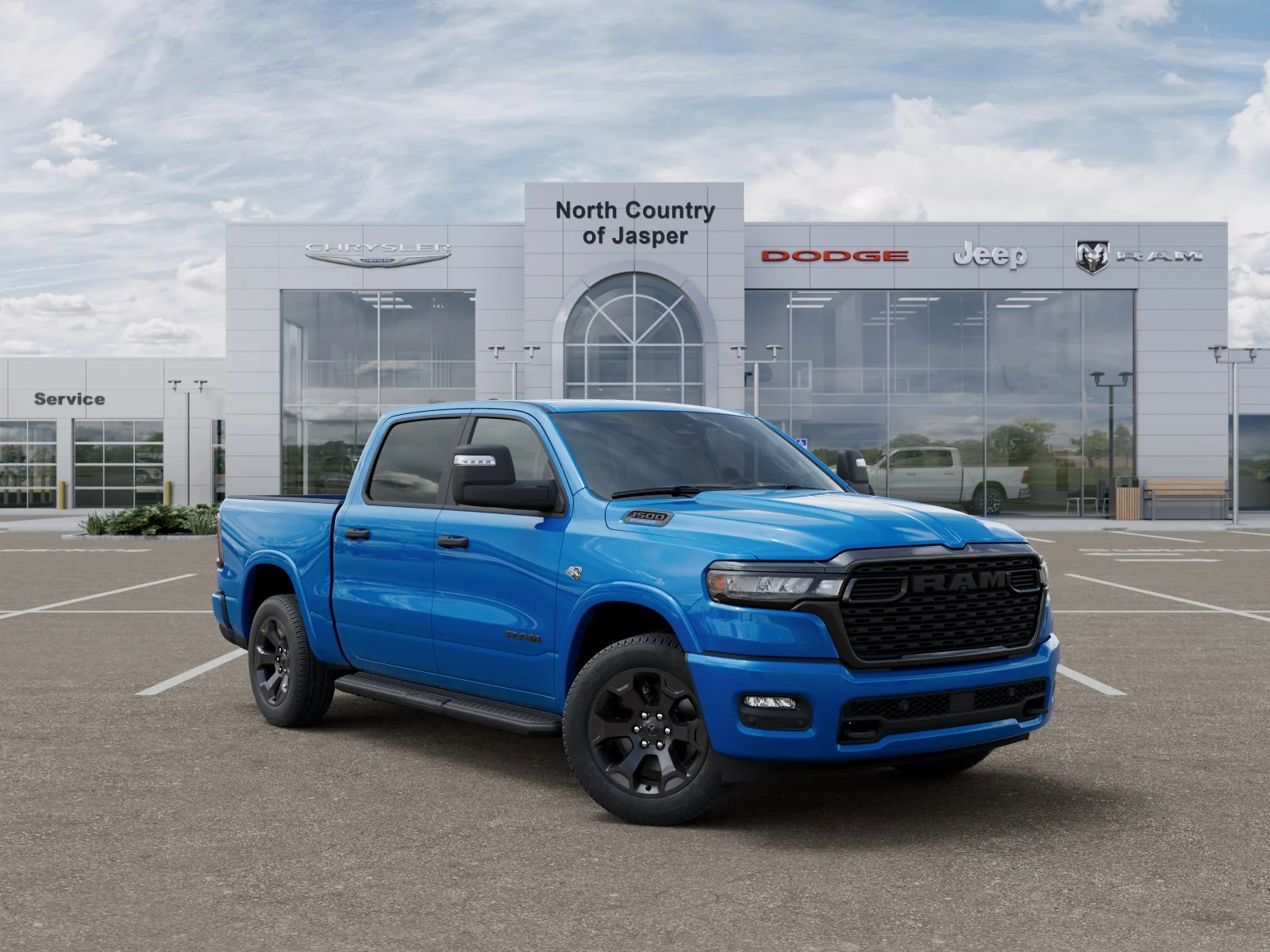 New 2026 Hydro Blue Pearl-Coat Exterior Paint RAM Big Horn/Lone Star image 31