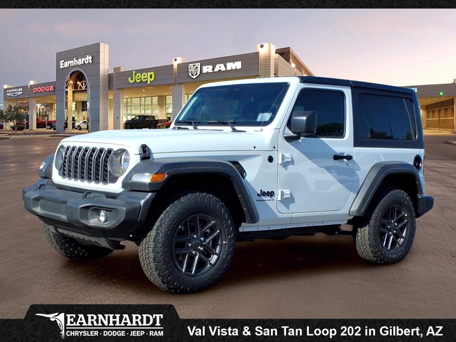 New 2026 Bright White Clear-Coat Exterior Paint Jeep Sport S image 1