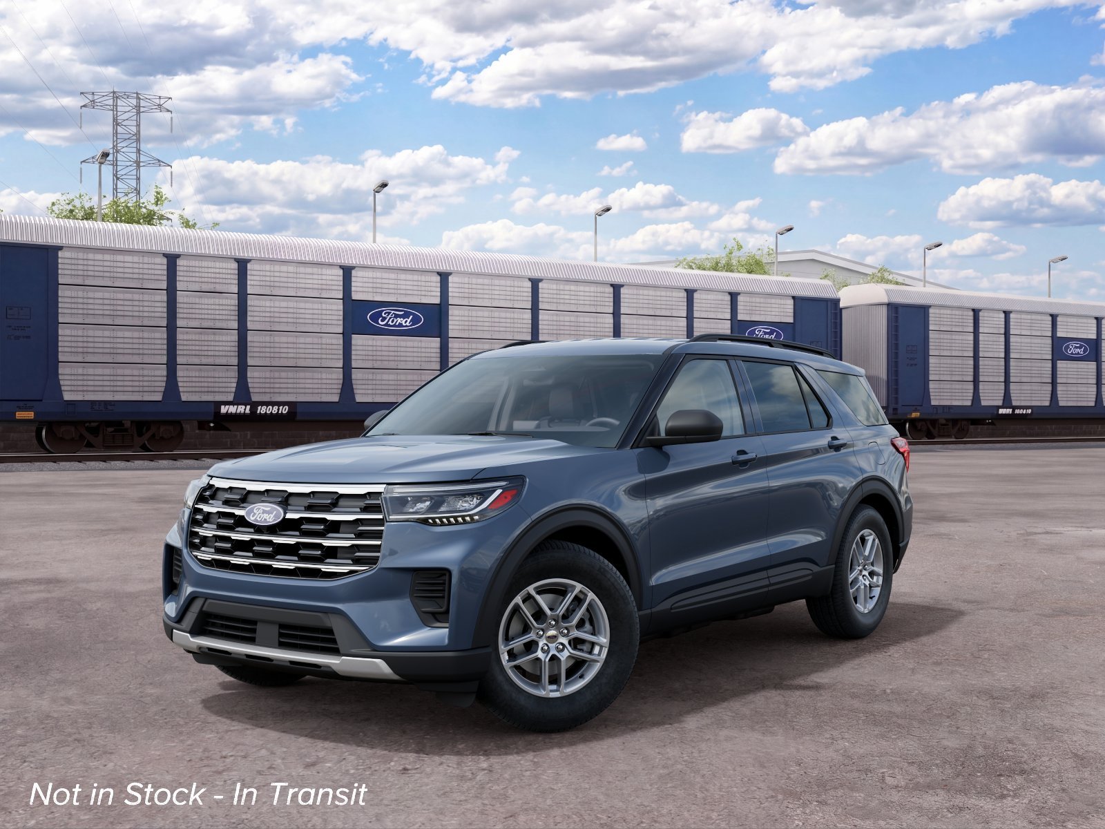 New 2027 Vapor Blue Metallic Ford Active image 2
