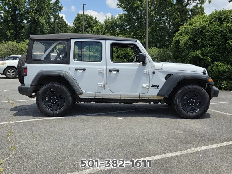 Used 2023 Bright White Clearcoat JEEP SPORT 4 DOOR 4X4 image 6