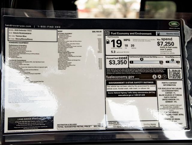 New 2025 Tasman Blue Land Rover S image 33