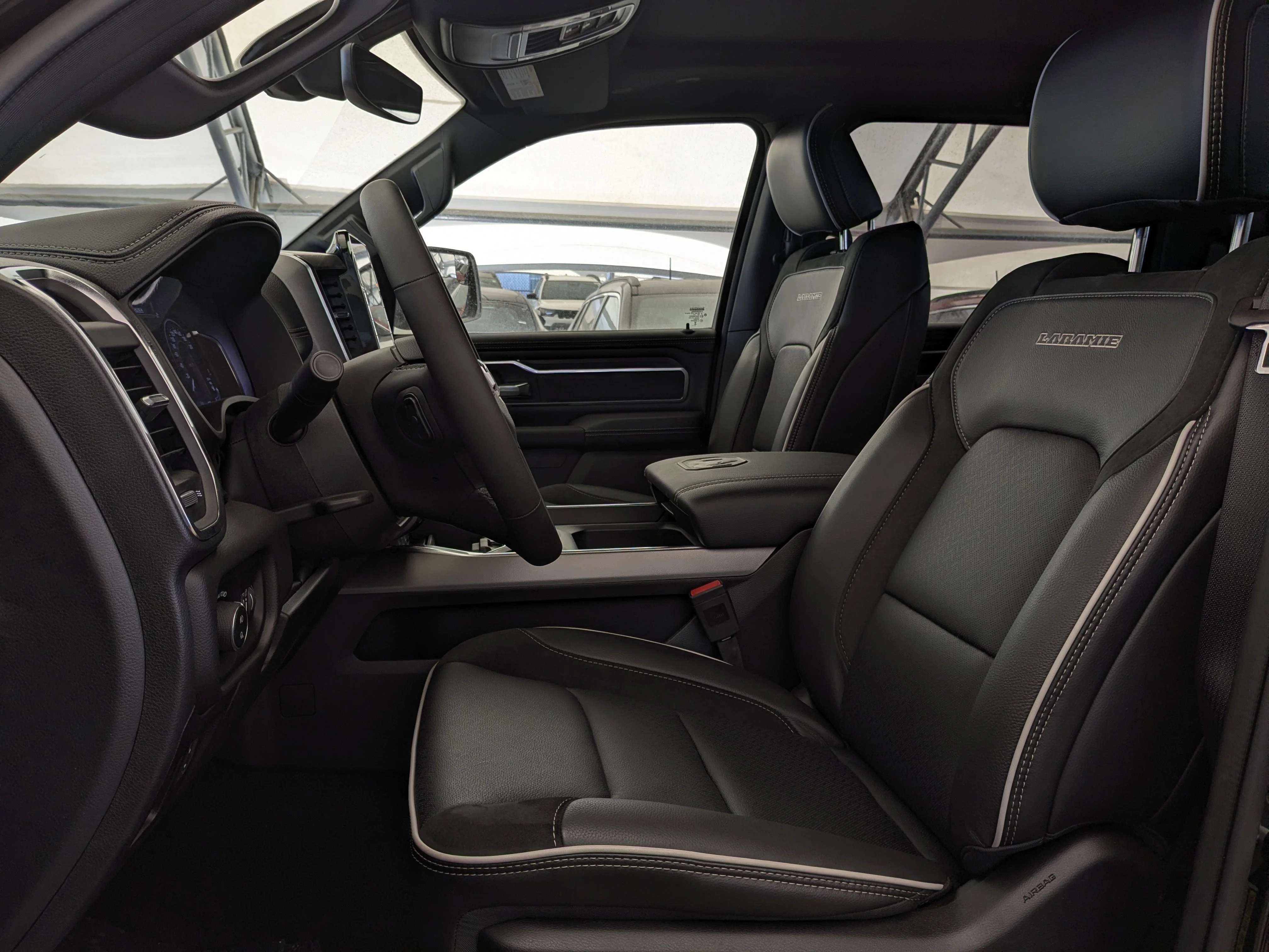 New 2026 Black RAM Laramie - - Twin Turbo - 22 Black Wheels - 14.4 Screen - Harman/Kardon - Pano Sunroof & More! image 15