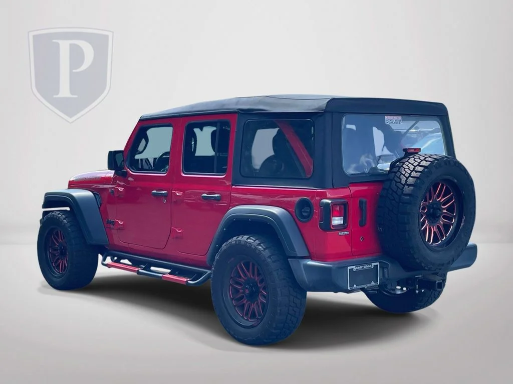 Used 2022 Red Jeep Unlimited Sport image 6