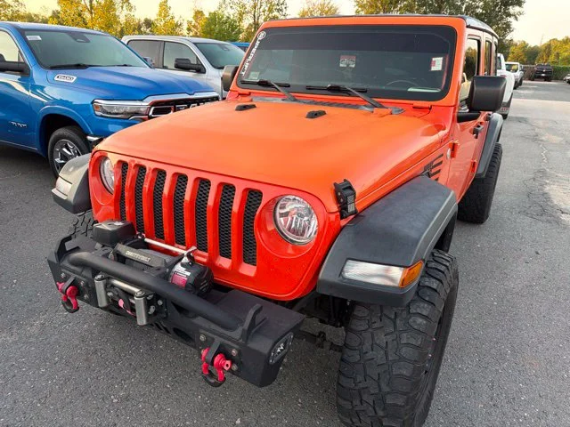 Used 2018 Orange Jeep Unlimited Sport S image 11