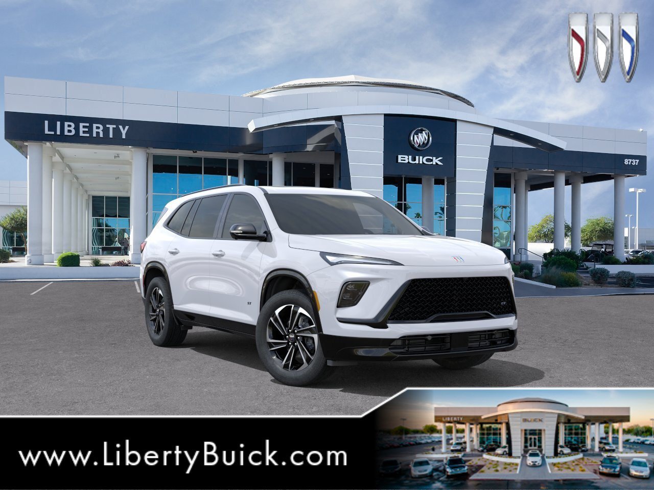 New 2026 Summit White Buick Sport Touring image 1