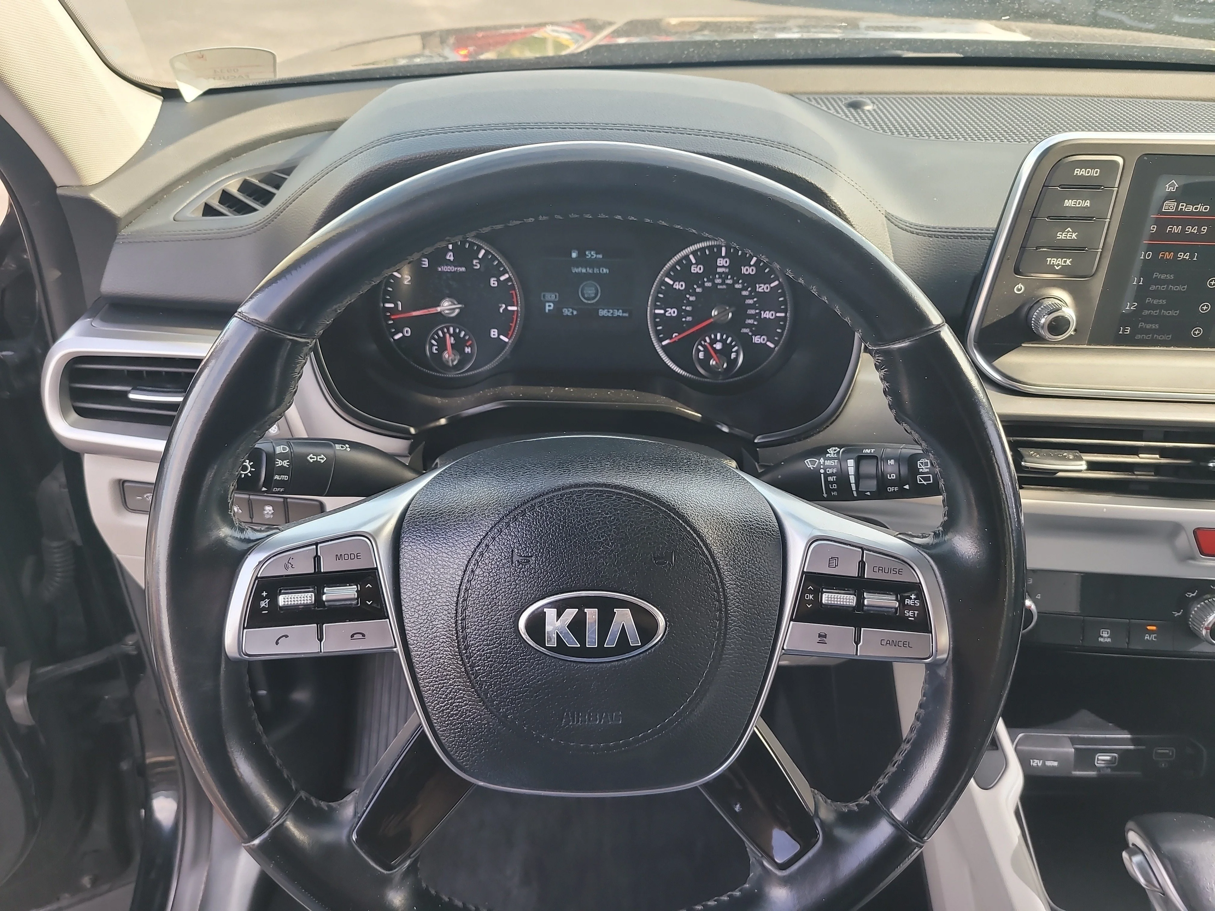 Used 2021 Ebony Black Kia S image 28