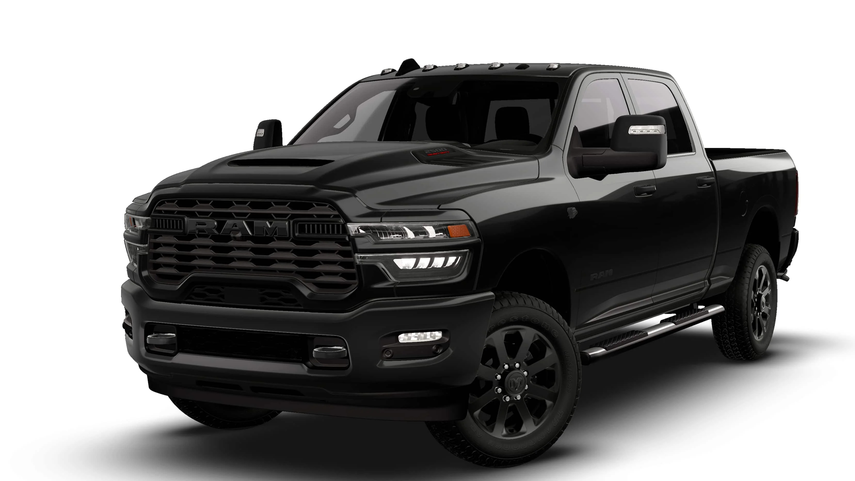 New 2027 Diamond Black Crystal Pearl-Coat Exterior Paint RAM Black Express image 13