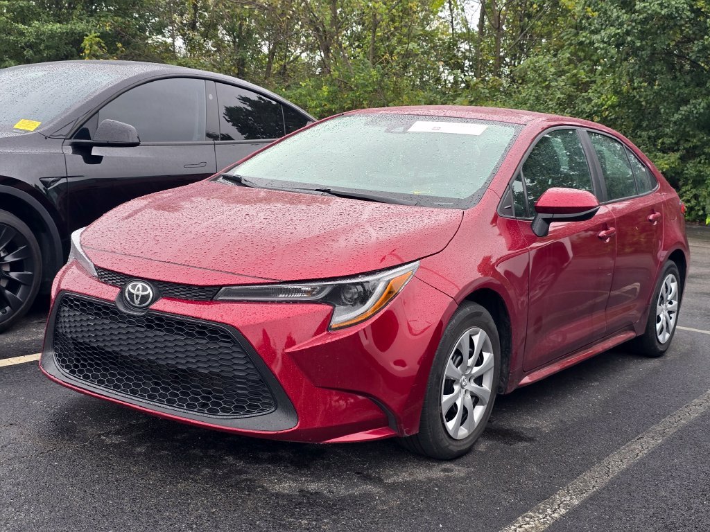 Certified Used 2022 Red Toyota LE image 4