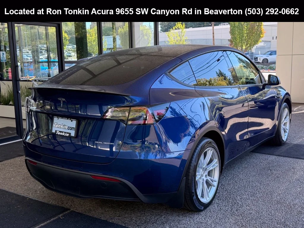 Used 2020 Deep Blue Metallic Tesla Long Range image 7