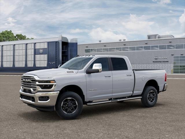 New 2026 Bright White Clear-Coat Exterior Paint RAM Laramie Crew Cab 4x4 6