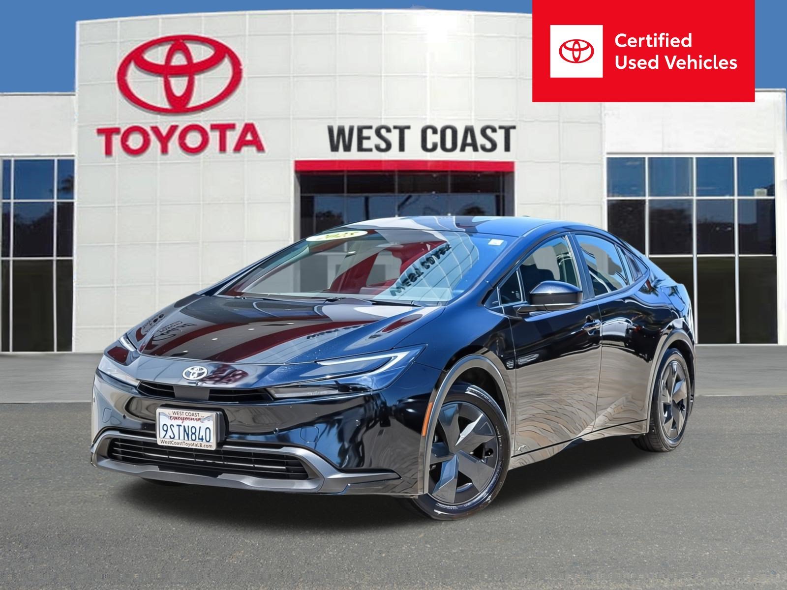 Certified Used 2025 Midnight Black Metallic Toyota LE image 1