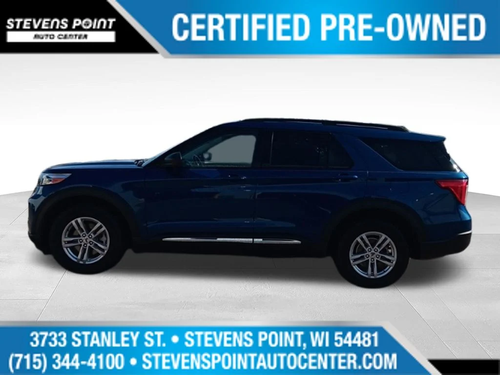 Used 2022 Atlas Blue Metallic Ford XLT image 4