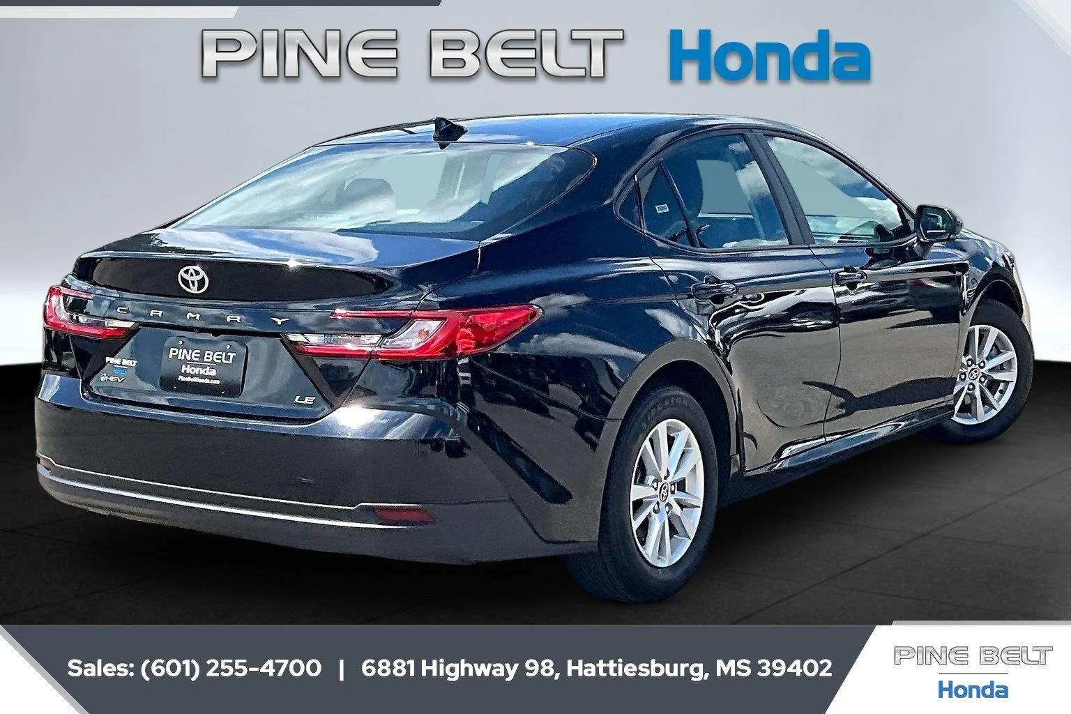 Used 2025 Midnight Black Metallic Toyota LE image 11