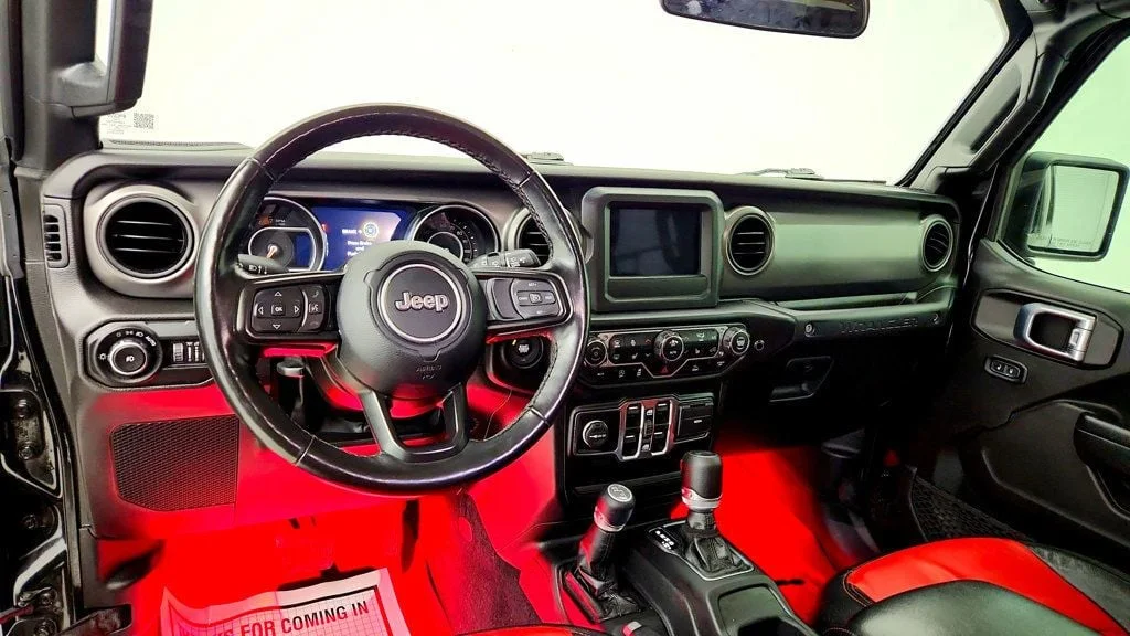 Used 2022 Black Clearcoat Jeep Unlimited Sport S 4x4 w/ Auto, Hard Top & Cold Weather Group image 12