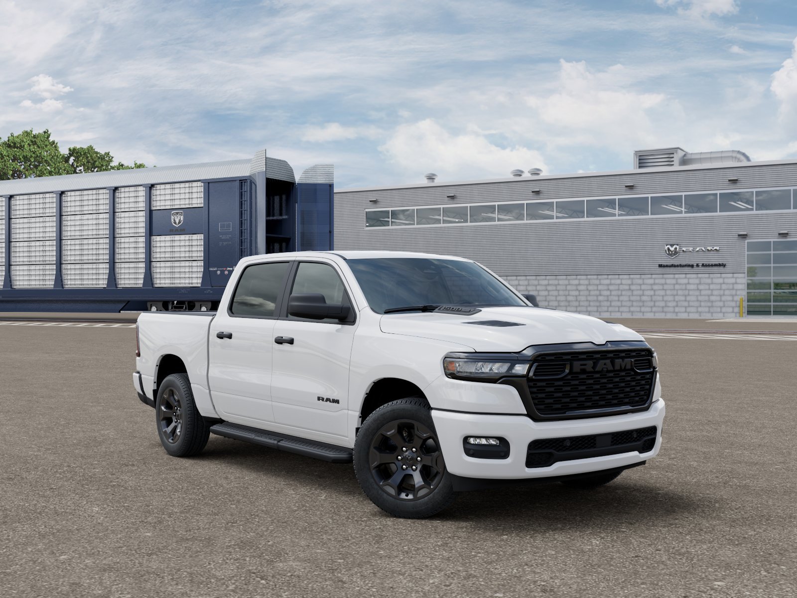 New 2027 Bright White Clearcoat RAM  image 3