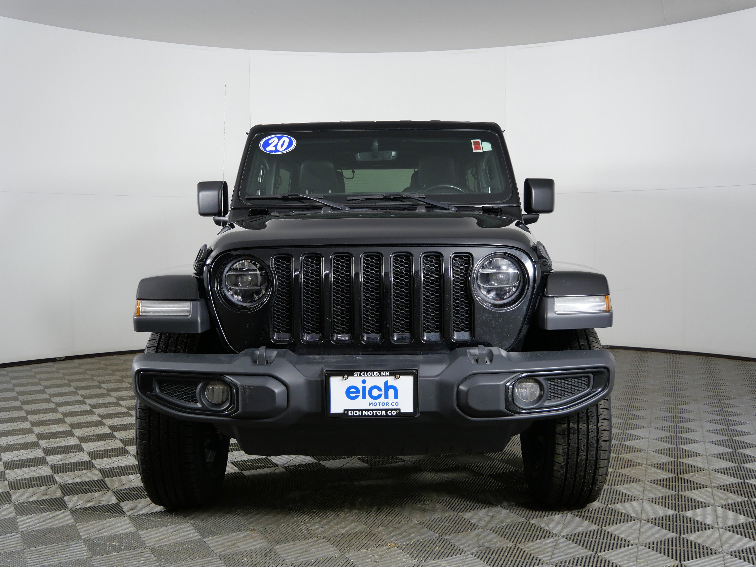 Used 2020 Jeep Wrangler Unlimited Sahara Altitude with VIN 1C4HJXEN3LW244708 for sale in St. Cloud, Minnesota