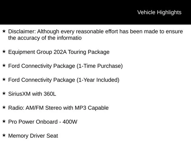 New 2026 Star White Metallic Tri-Coat Ford Active image 3