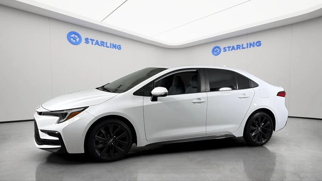 Used 2023 White Toyota SE image 2