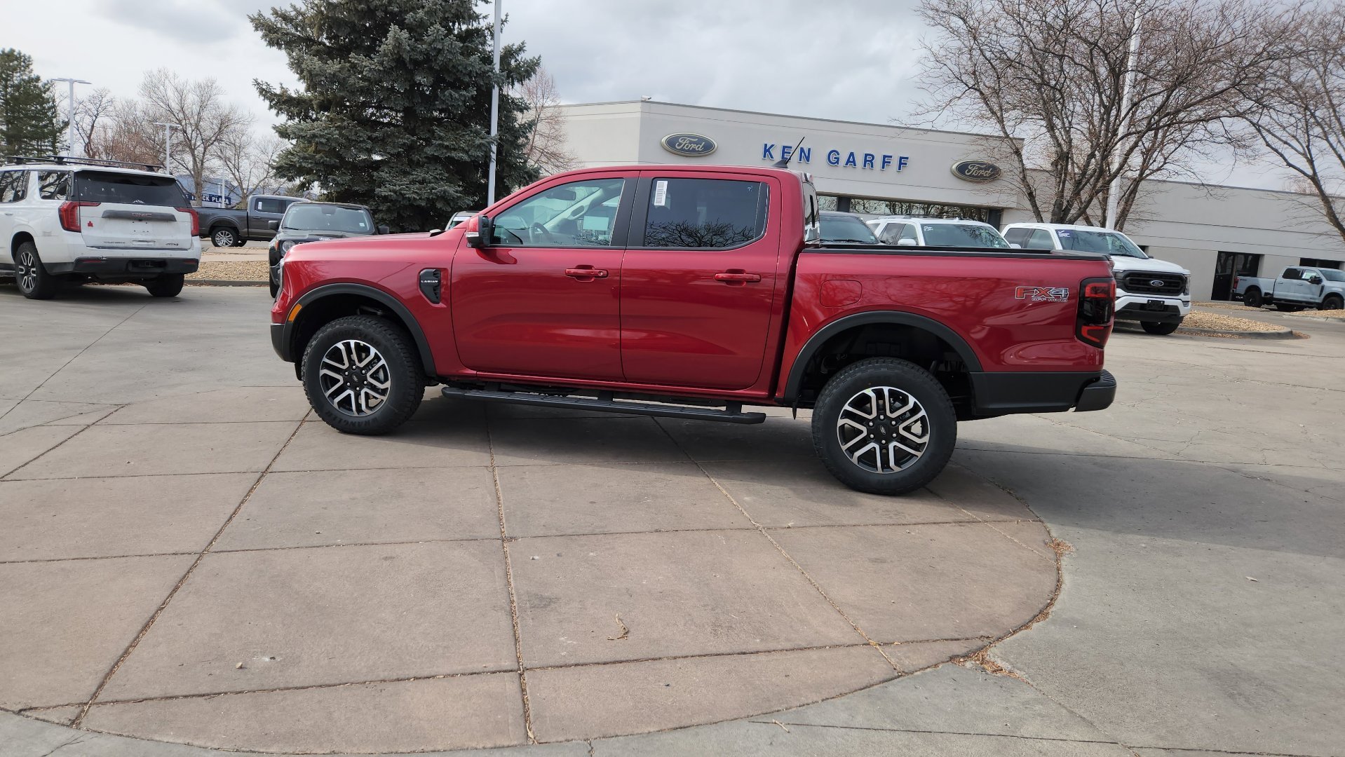 New 2025 Ruby Red Metallic Tinted Clearcoat Ford LARIAT image 7