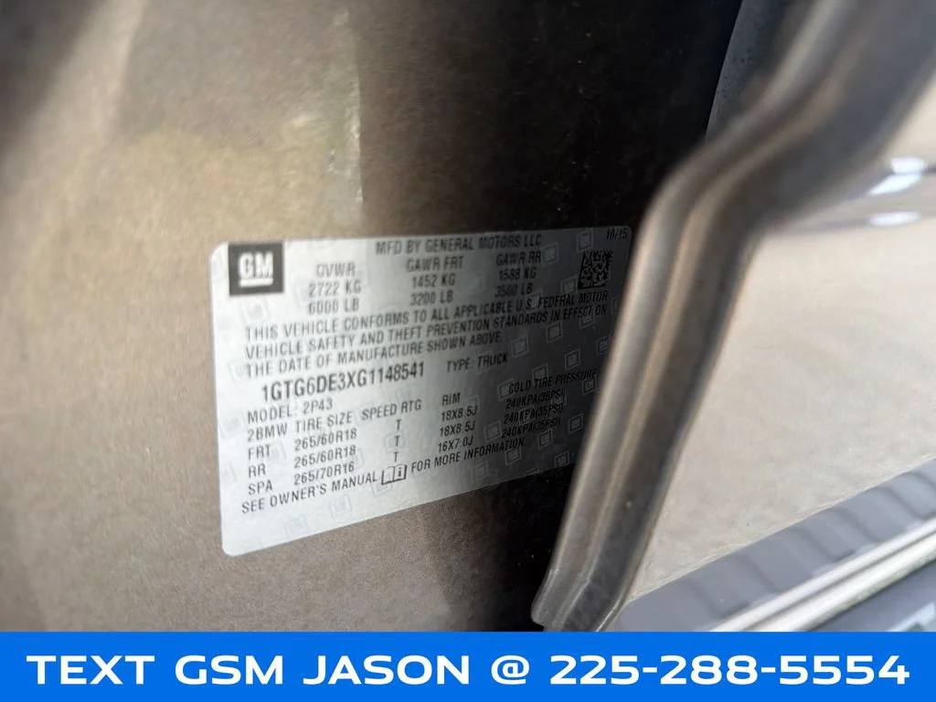 Used 2016 BRONZE ALLOY METALLIC GMC 4WD SLT image 34