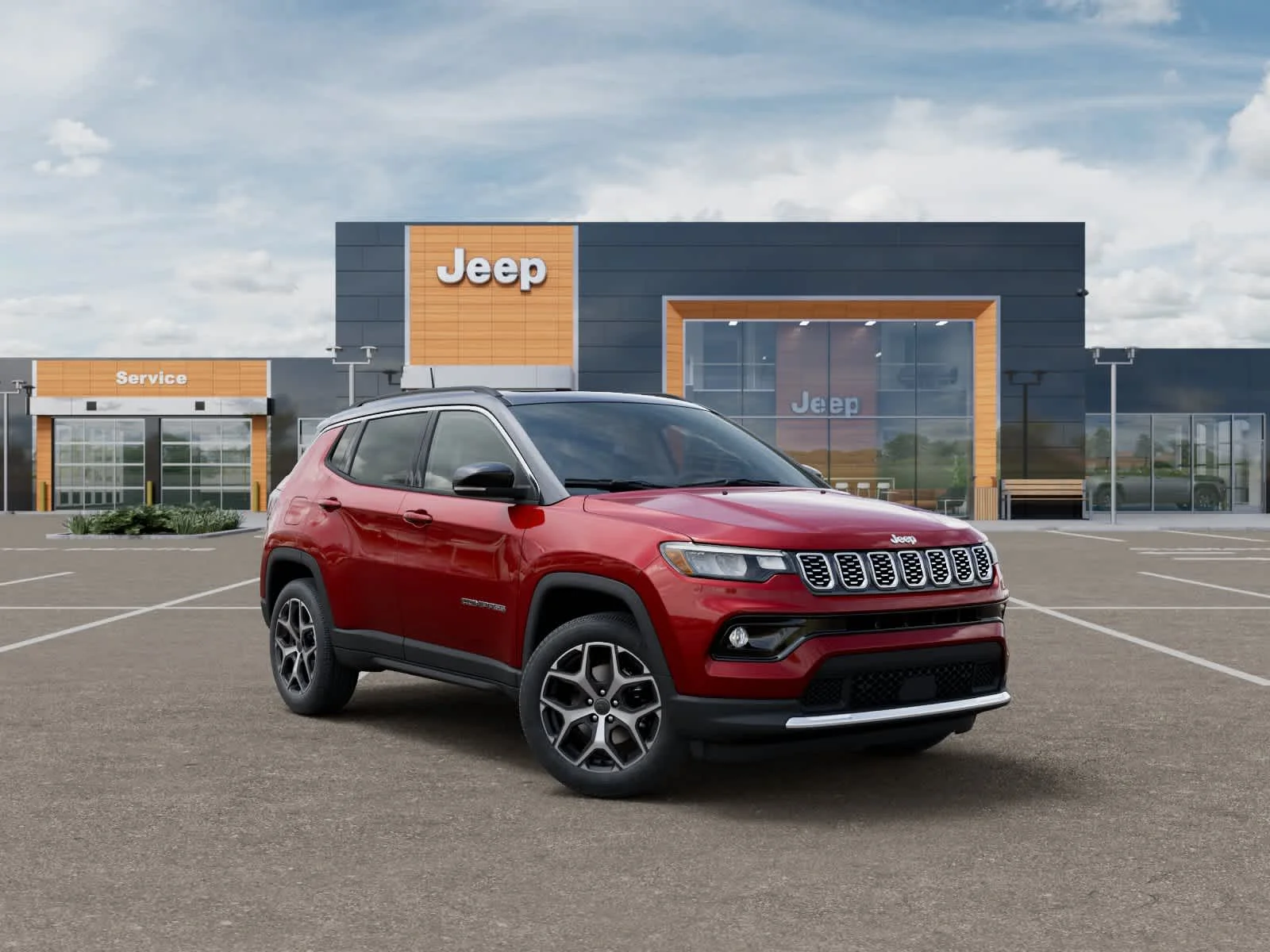 New 2026 Red Hot Pearlcoat Jeep Limited image 5