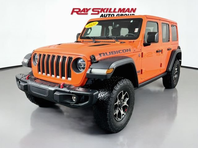 Used 2020 Orange Jeep Unlimited Rubicon image 3