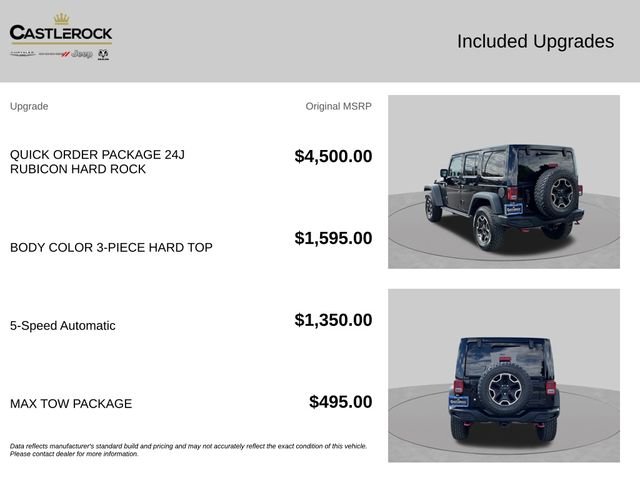 Used 2015 Black Jeep Unlimited Rubicon image 4