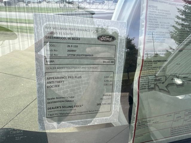 New 2026 Avalanche Ford Raptor image 2