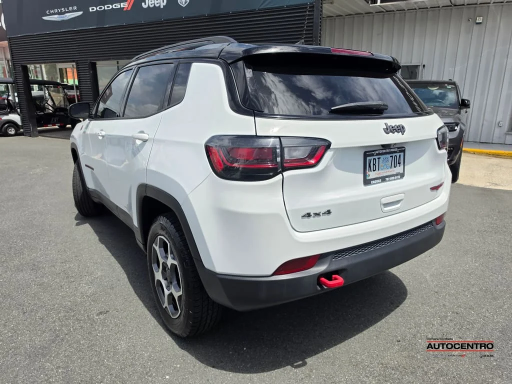 Used 2022 Bright White Clear Coat Jeep  image 2