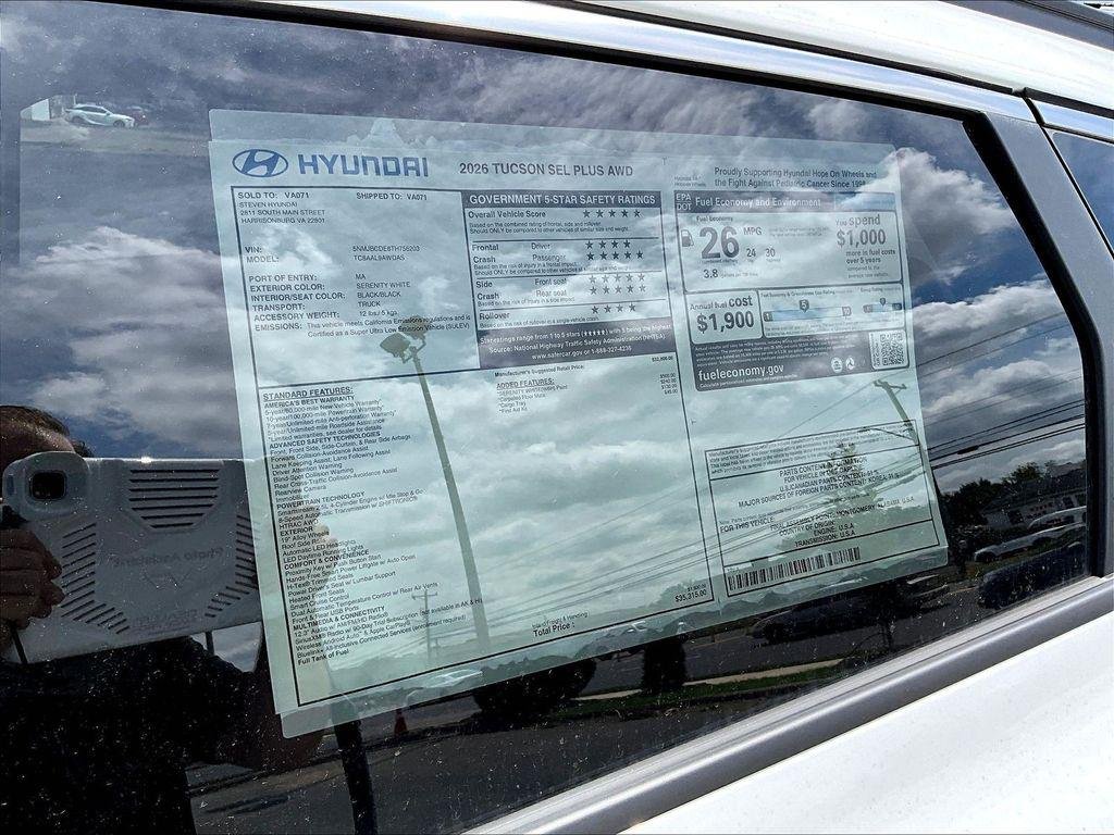 New 2026 White Hyundai SEL Plus AWD image 29