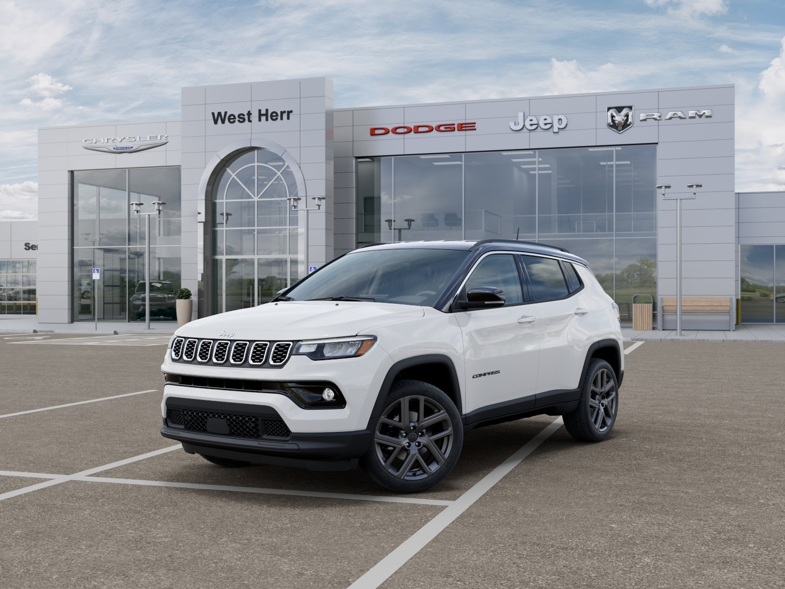New 2026 Bright White Clear-Coat Exterior Paint Jeep COMPASS LIMITED ALTITUDE 4X4 image 27