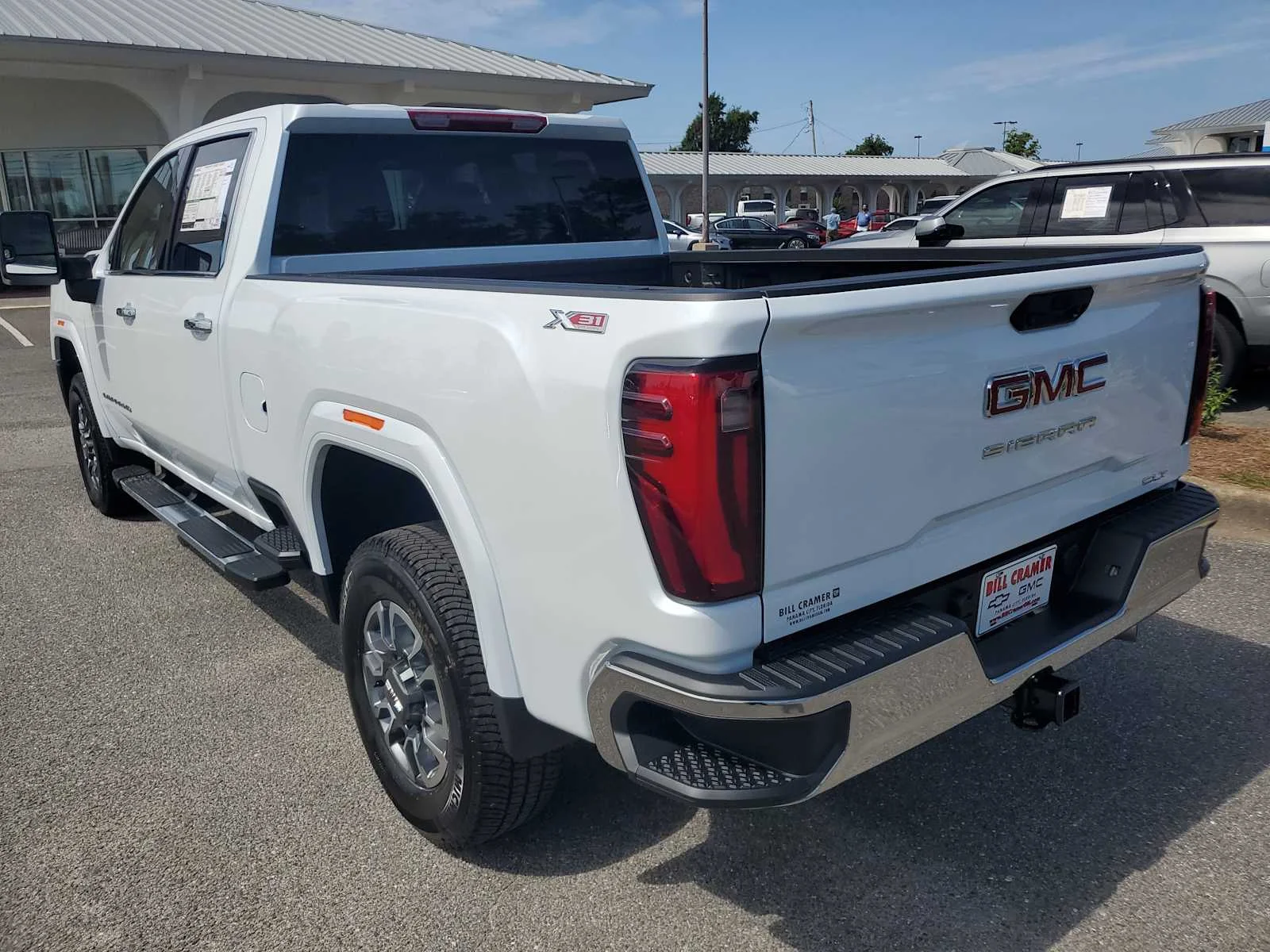 New 2026 Glacier White Tricoat GMC SLT image 3
