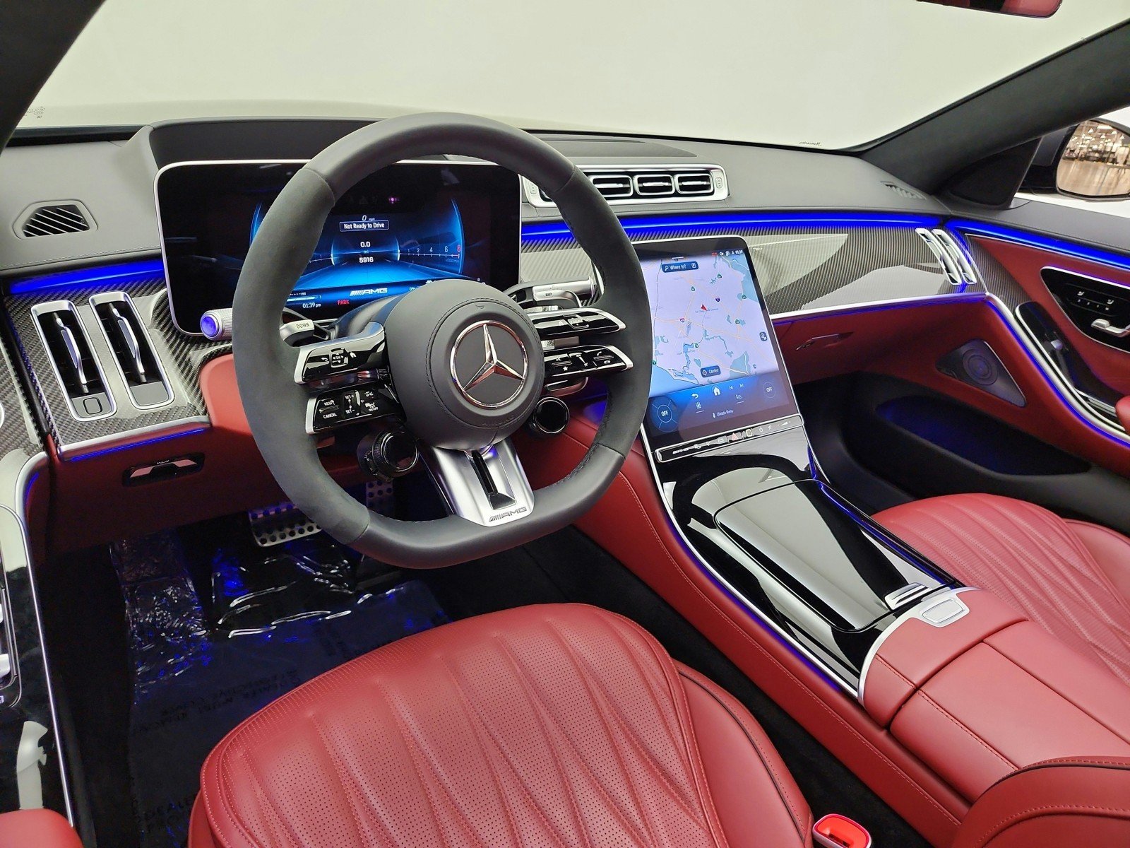 Certified Used 2024 Obsidian Black Metallic Mercedes-Benz AMG® S 63 E 4MATIC Sedan image 14