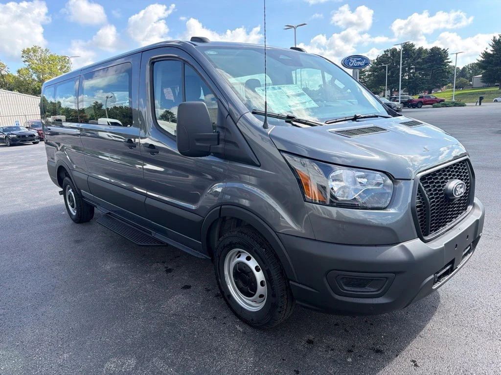 New 2026 Carbonized Gray Metallic Ford Passenger Van XL image 6