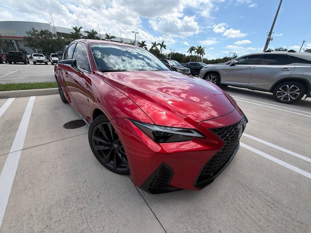 Used 2024 Infra Red Lexus IS 350 F SPORT Design image 7