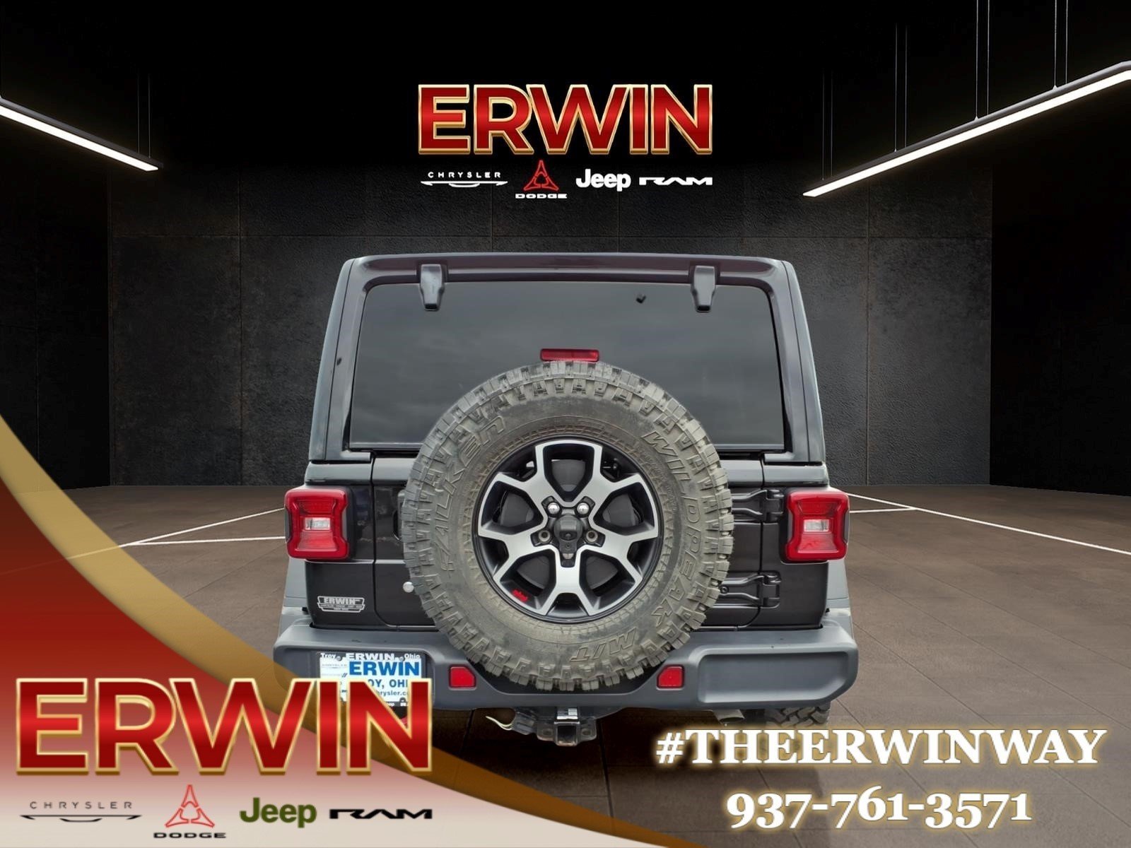 Used 2020 Black Clear Coat Jeep Rubicon image 6