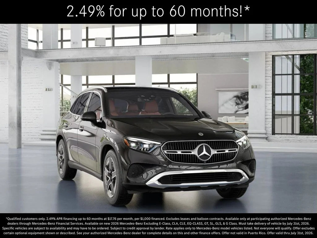 New 2026 Obsidian Black Metallic Mercedes-Benz GLC 300 image 9