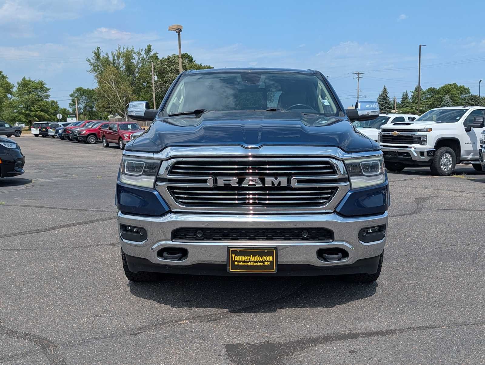 Used 2019 RAM Ram 1500 Pickup Laramie with VIN 1C6SRFJT7KN787357 for sale in Brainerd, Minnesota