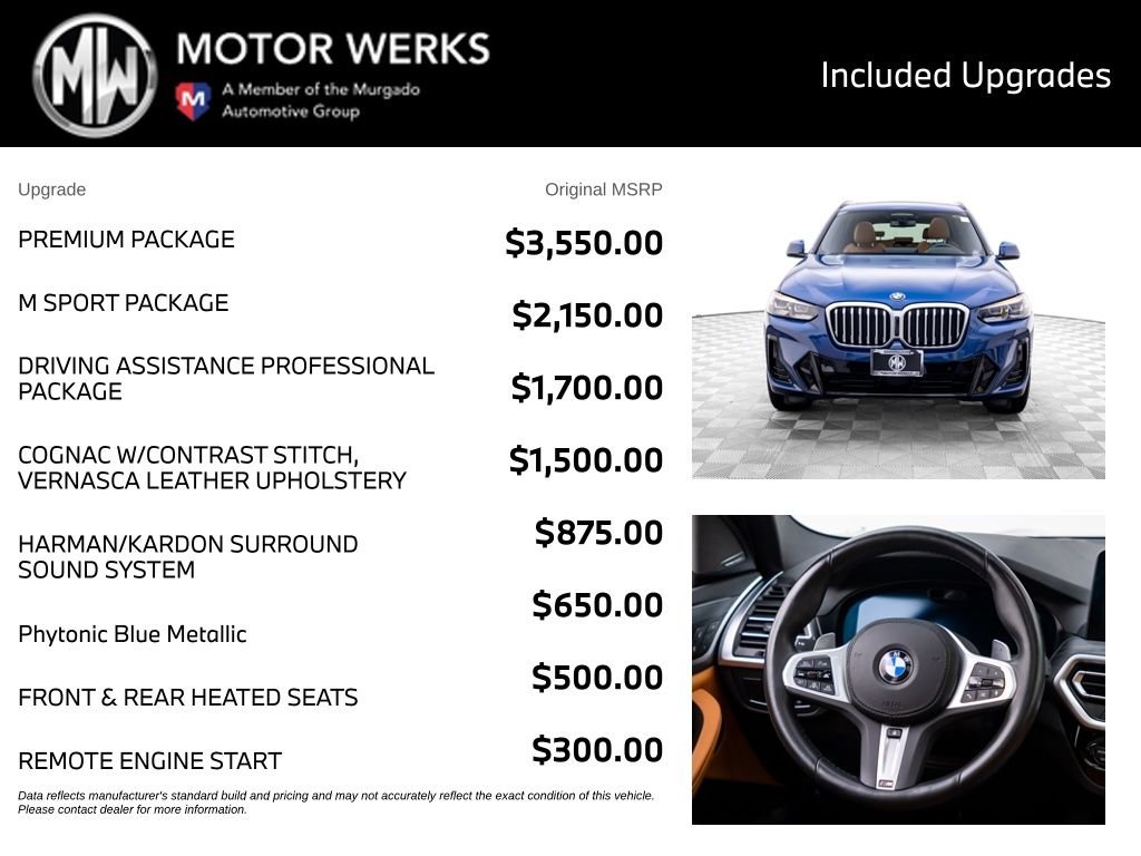 Used 2024 Blue BMW xDrive30i image 4