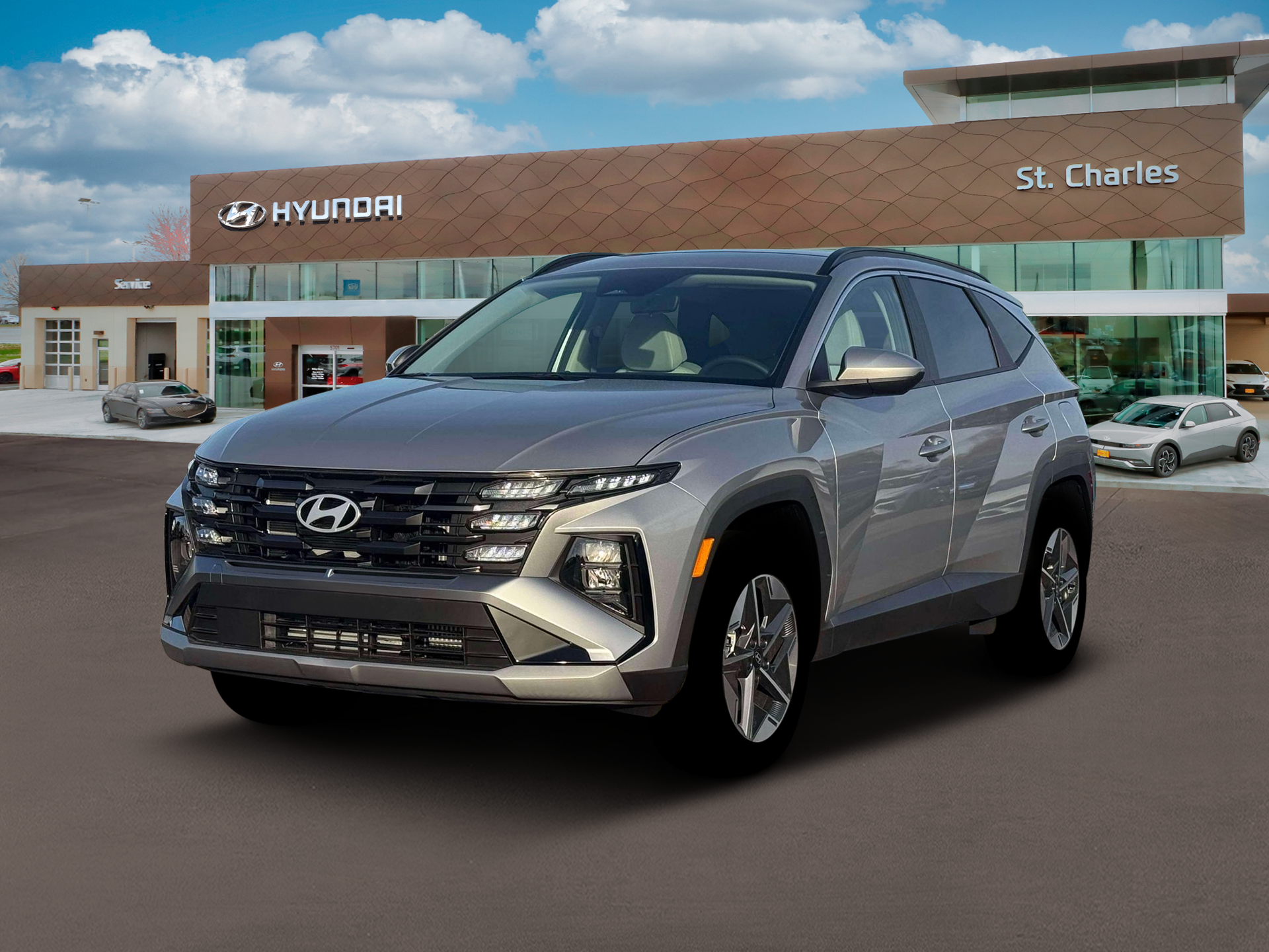 New 2026 Silver Hyundai SEL AWD image 1
