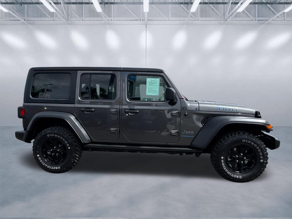Used 2023 Gray Jeep Willys 4xe image 3